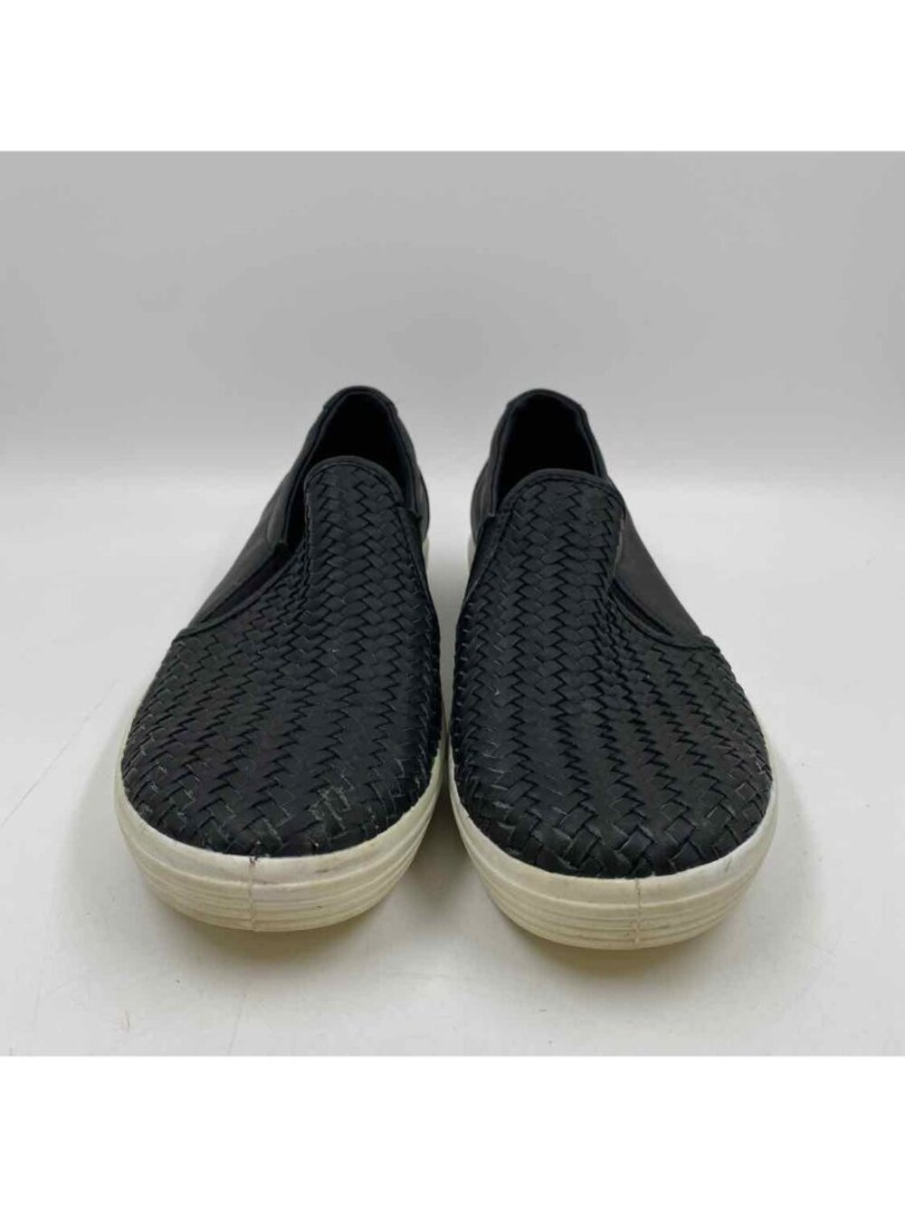 Ecco Women's Shoe Size 8 Black Woven Casual Shoes - Picture 2 of 4